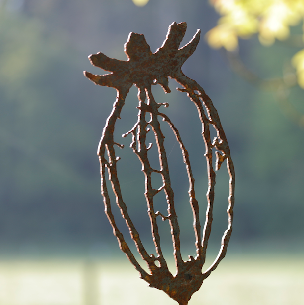 FAS012 Hannah Bennett Fragmented Poppy Large