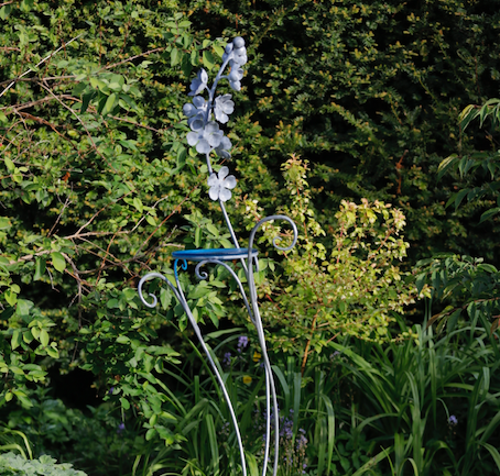 FAS046 Colleen Du Pon Forget Me Not Birdbath